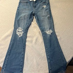 American Eagle High Rise Skinny Kick Jeans